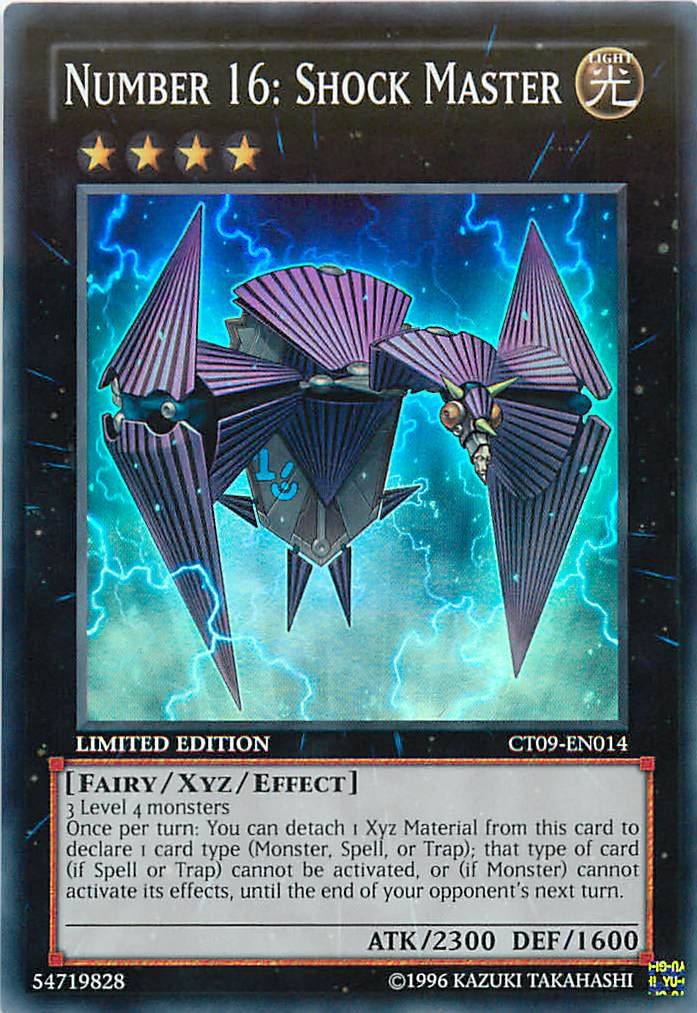 Amazon.com: YU-GI-OH! - Number 16: Shock Master (CT09-EN014